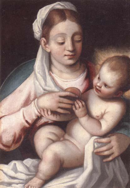 unknow artist The madonna and child